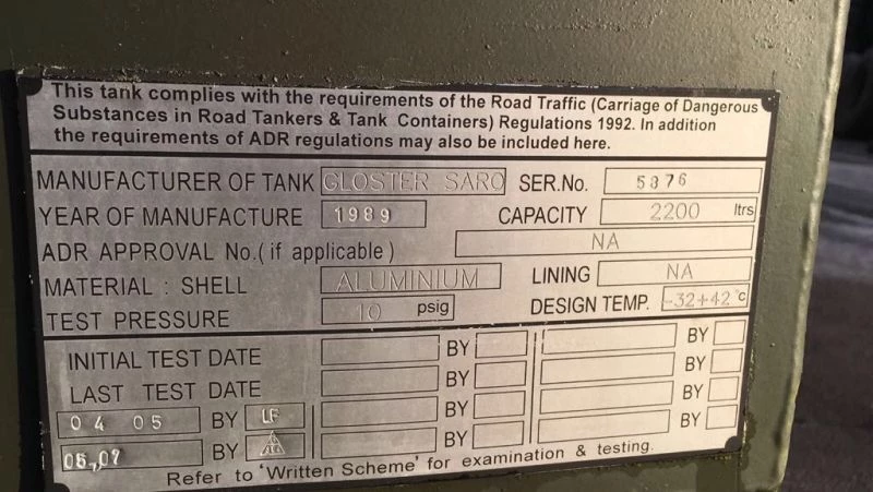 Diverse 1989 - DIESEL OPSLAG TANK 2200 LITER obrázek 7