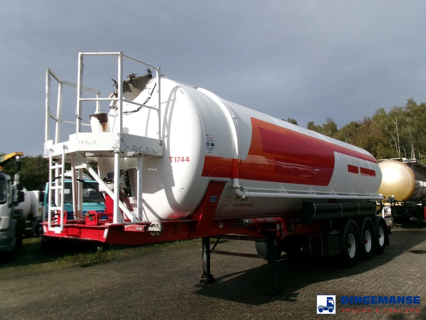Feldbinder Powder tank alu 41 m3 (tipping) 2003 imagen 1