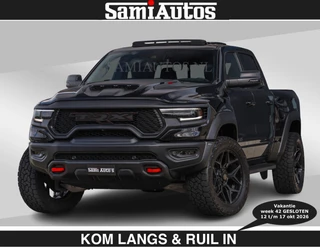 Dodge Ram Pick-Up 2024 - TRX HELLCAT | 6.2 V8 712PK SUPERCHARGER | € 129.50 excl | RODE STIKSELS | FULLY LOADED | CARBON | te koop