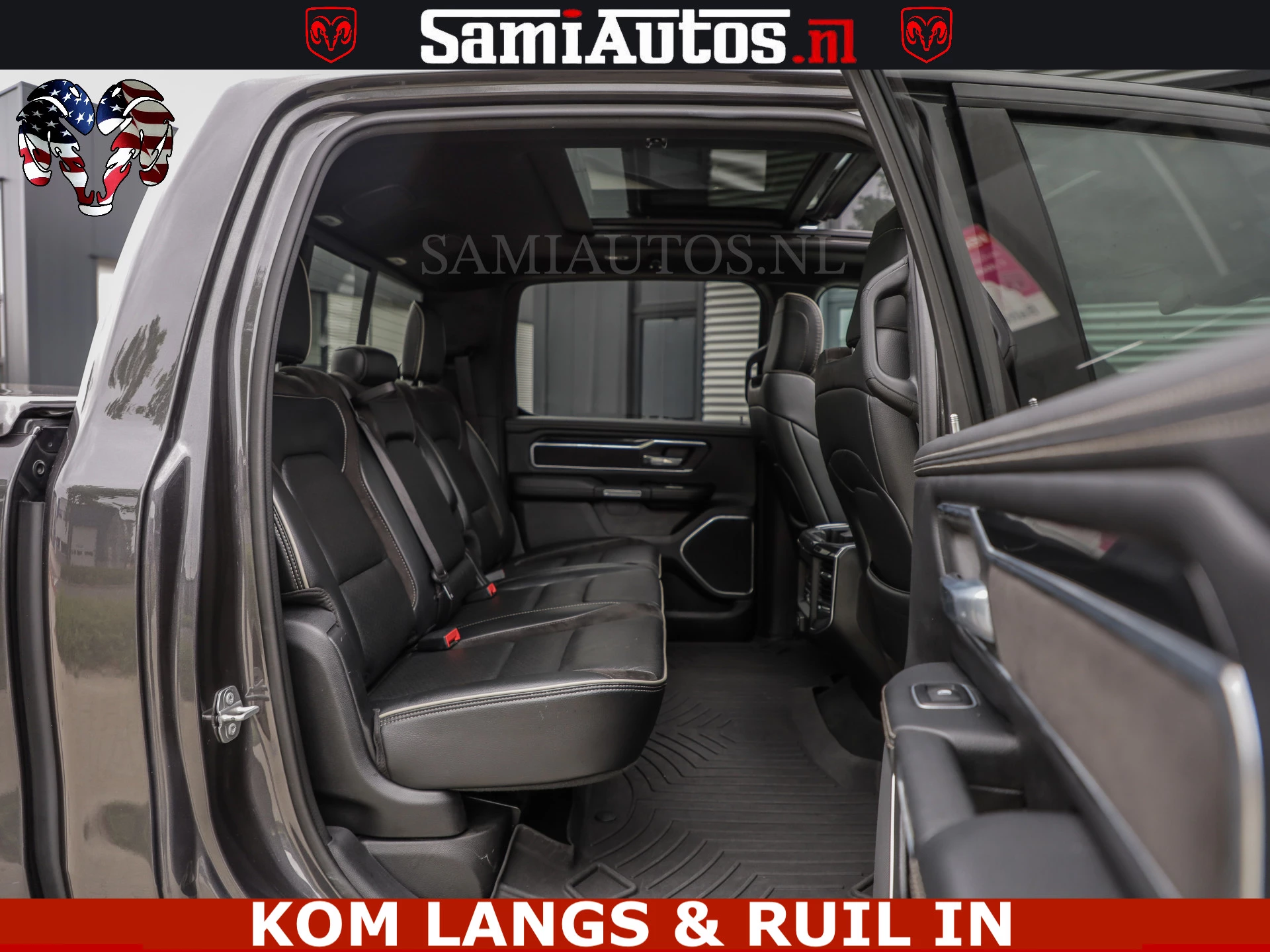 Dodge Ram Pick-Up 2023 - SPORT LARAMIE 5.7 V8 HEMI | LUCHTVERING | 2023 | PANODAK | GROOTSCHERM | DC | TOP KLEUR GRANITE | afbeelding 40