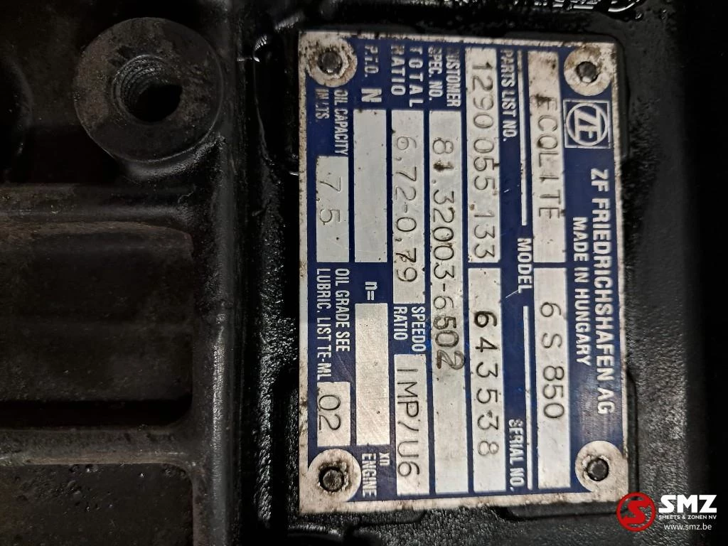 MAN - Occ versnellingsbak 6S850 MAN Bild 5