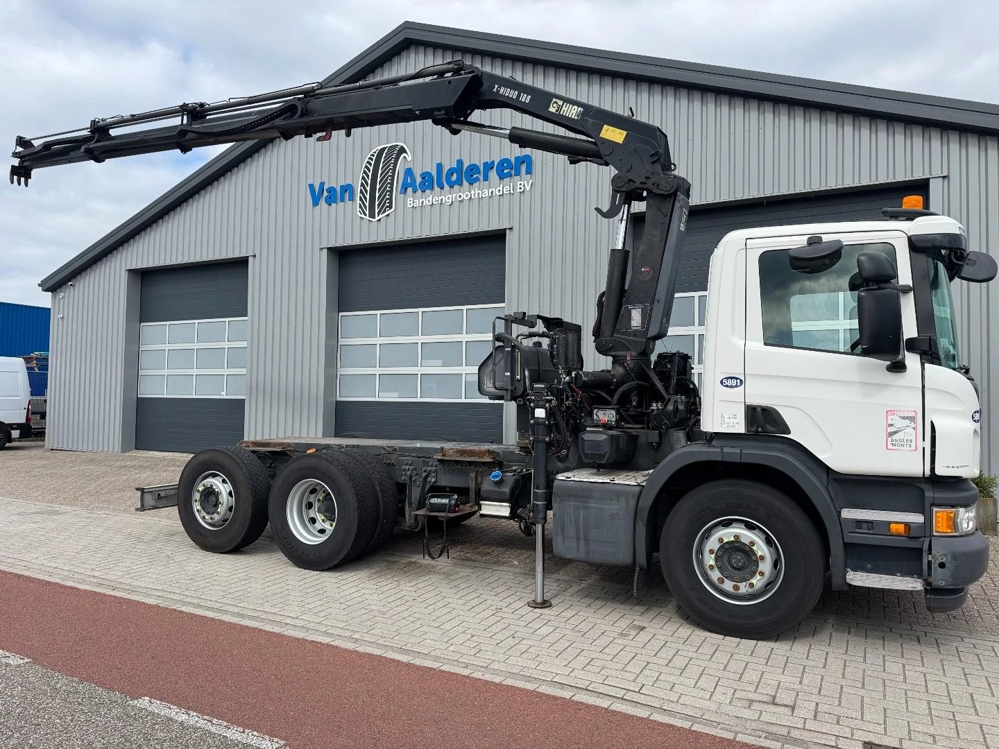 Scania P 2015 - P360 6x2, HIAB 188 E-3, Chassis / Fahrgestell imagem 2