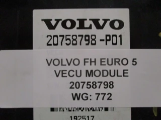 Volvo - 20758798 VECU MODULE zdjęcie 2 miniatura