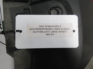 DAF XF 450 - 2120351 + 1875577 ACHTERSPATBORD LINKS EURO 6 afbeelding 3 miniatuur