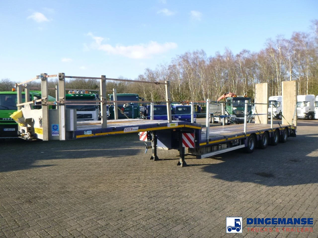 Faymonville 4-axle semi-lowbed trailer 60 t + ramps 2020 imagen 1