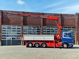 Scania R 2013 - R560 V8 8x4*4 - HIAB 244 K5 Crane / Kran / Grua with remote - Steering axle - Full air bild 7