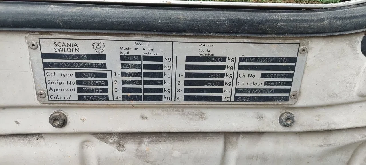 Scania R 2000 - R124-400 4x2 TRUCKHEAD + KIPPER HYDRAULIC + AIRO + RETARDER afbeelding 6