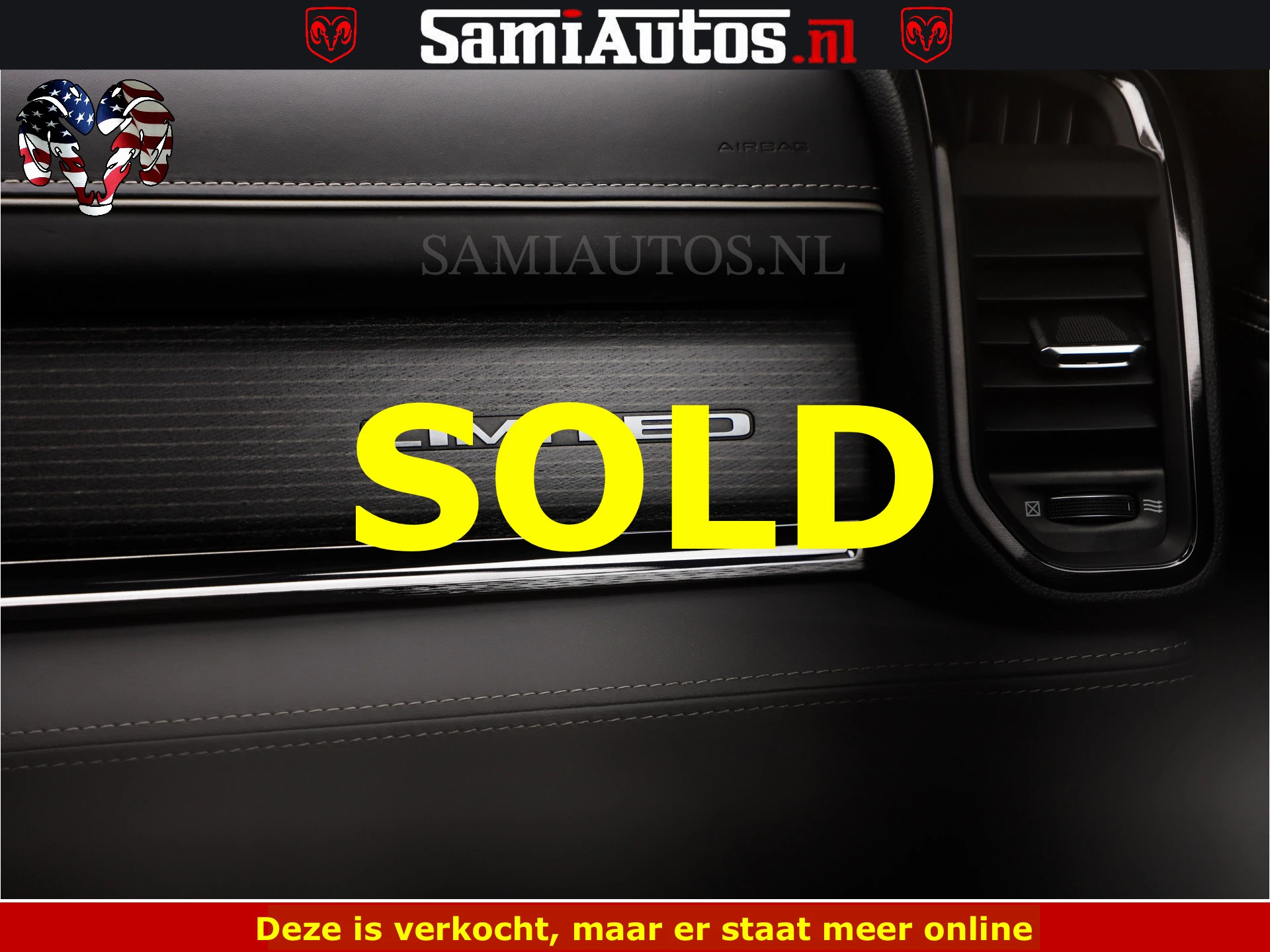 Dodge Ram 1500 2022 - LIMITED NIGHT | BOM VOL | HUD | MWK | LUCHTVERING | PANODAK | afbeelding 59