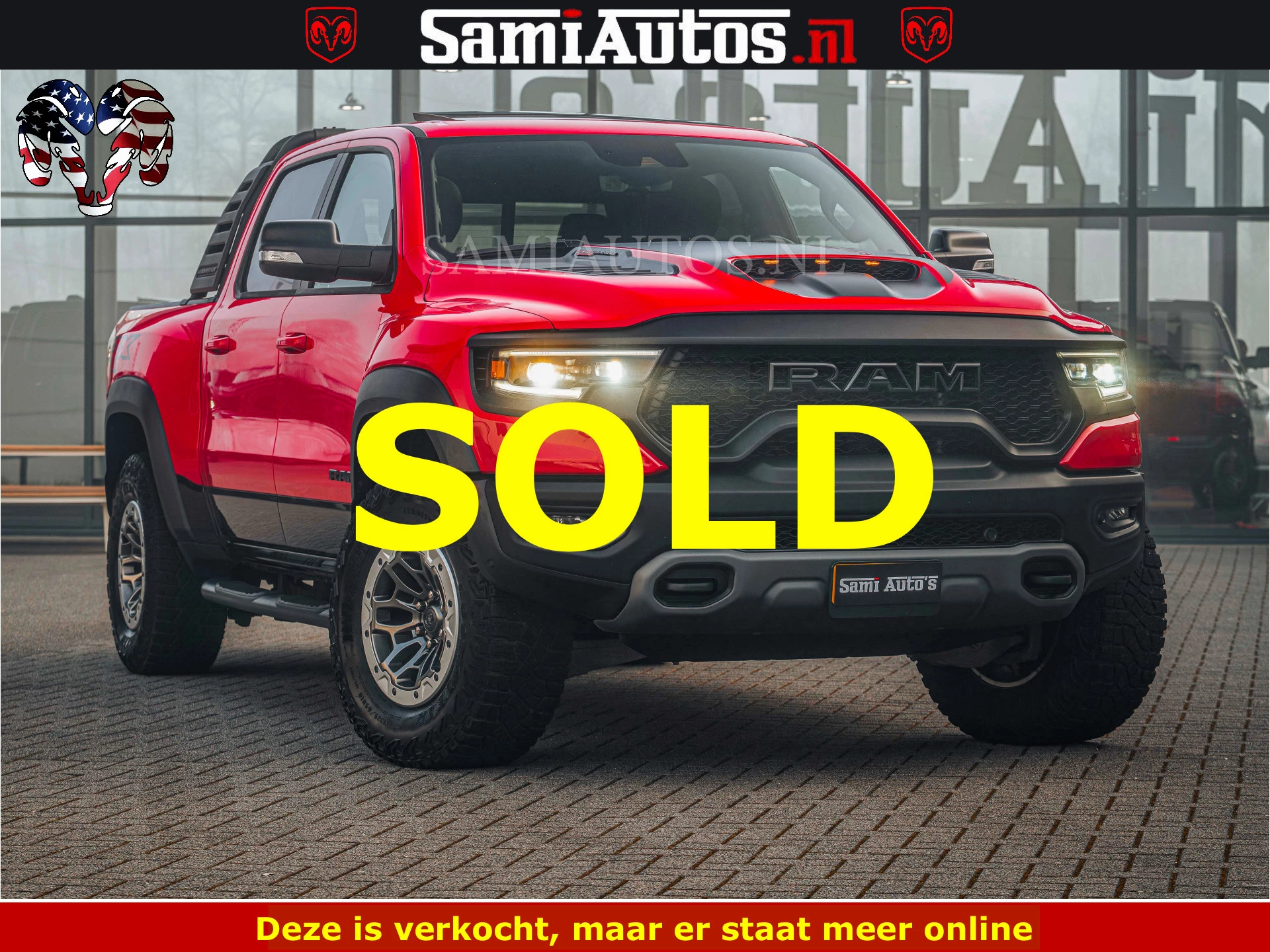 Dodge Ram Pick-Up 2023 - TRX HELLCAT | 6.2 V8 702PK | FLAME RED | BOM VOL | CARBON | RAMBAR | HUD | LPG | BEAD-LOCK WHEELS | immagine 28