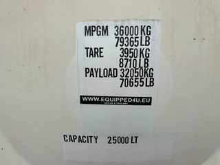 CIMC N/A 2012 - 20FT ISO / 25.070L / 1-COMP.  / BAFFLES / UN PORTABLE  / T11 / 22T6 / valid 2,5Y/CSC-inspection till 06/2027 image 13