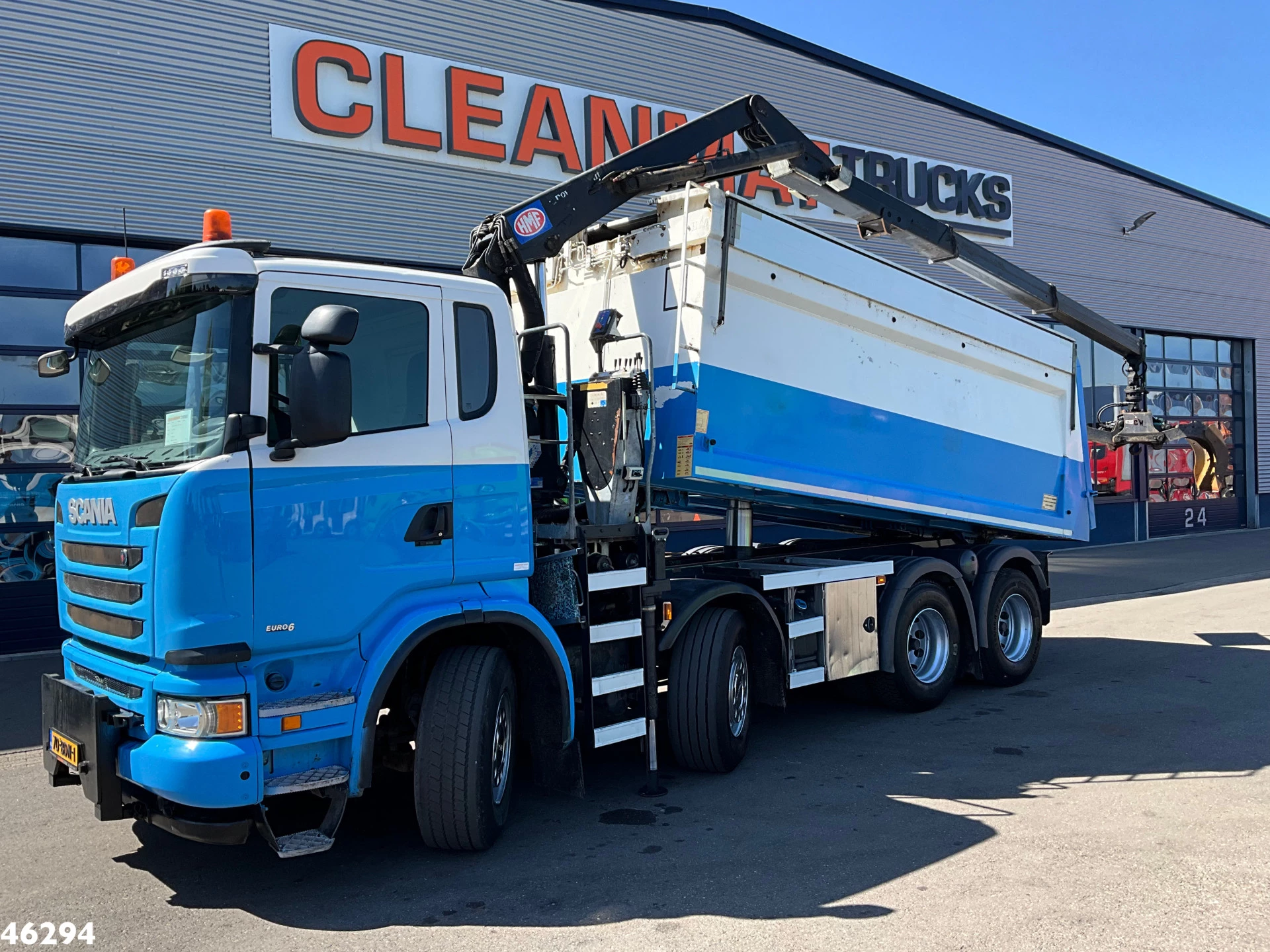 Scania G 2013 - G410 Euro 6 HMF 16 Tonmeter Z-kraan image 1