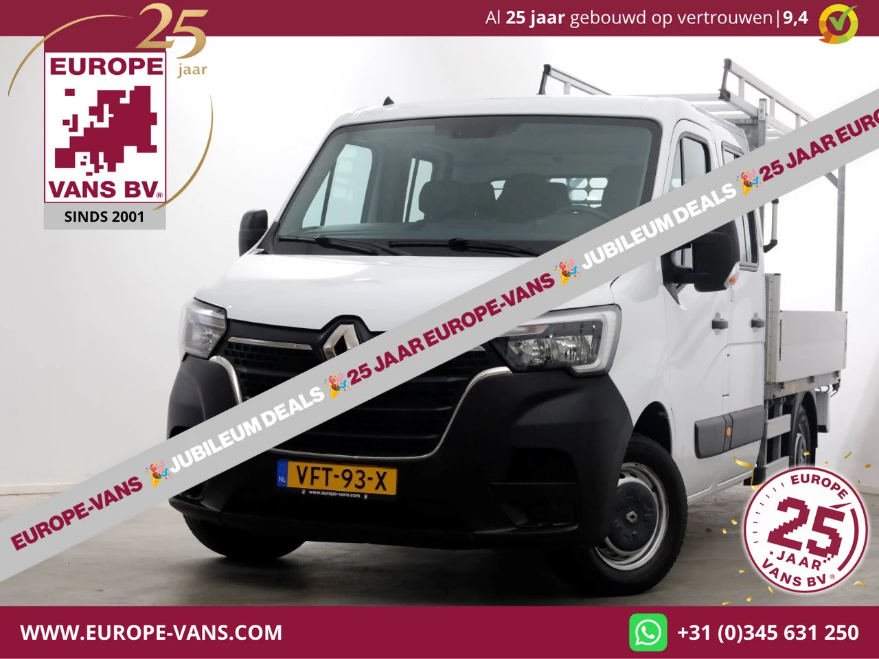 Renault Master 2020 - T35 2.3 dCi 135pk L2 D.C. Open Laadbak Airco/Navi 05-2020 изображение 1