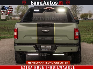 Ford F-150 2018 - 5.0 V8 4X4 | MAT OLIVE GREEN | BIJTELLING VRIJ | ZEER DIK | CAMERA | 3500KG | PANORAMA | LEDER | GO RHINO ROLLBAR | afbeelding 42