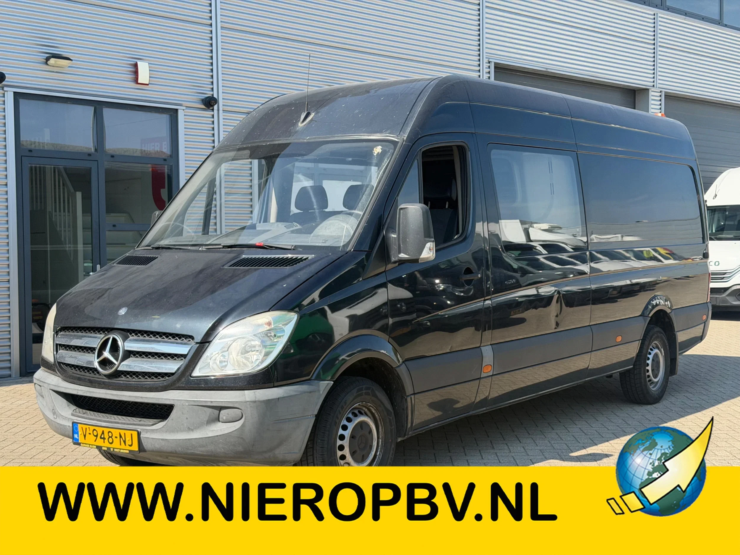 Mercedes-Benz Sprinter 2011 - 316CDI L3H2 Dubbelcabine 6+1 Pers Trekhaak MOTOR SCHADE afbeelding 1