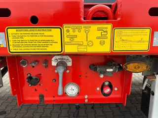 KAESSBOHRER N/A 2026 - new and unused Heavy-Duty flatbed / 690cm extendable / steering axle / lift axle / twistlocks / timberstakes / NL-trailer / APK: 04-2027 imagem 24