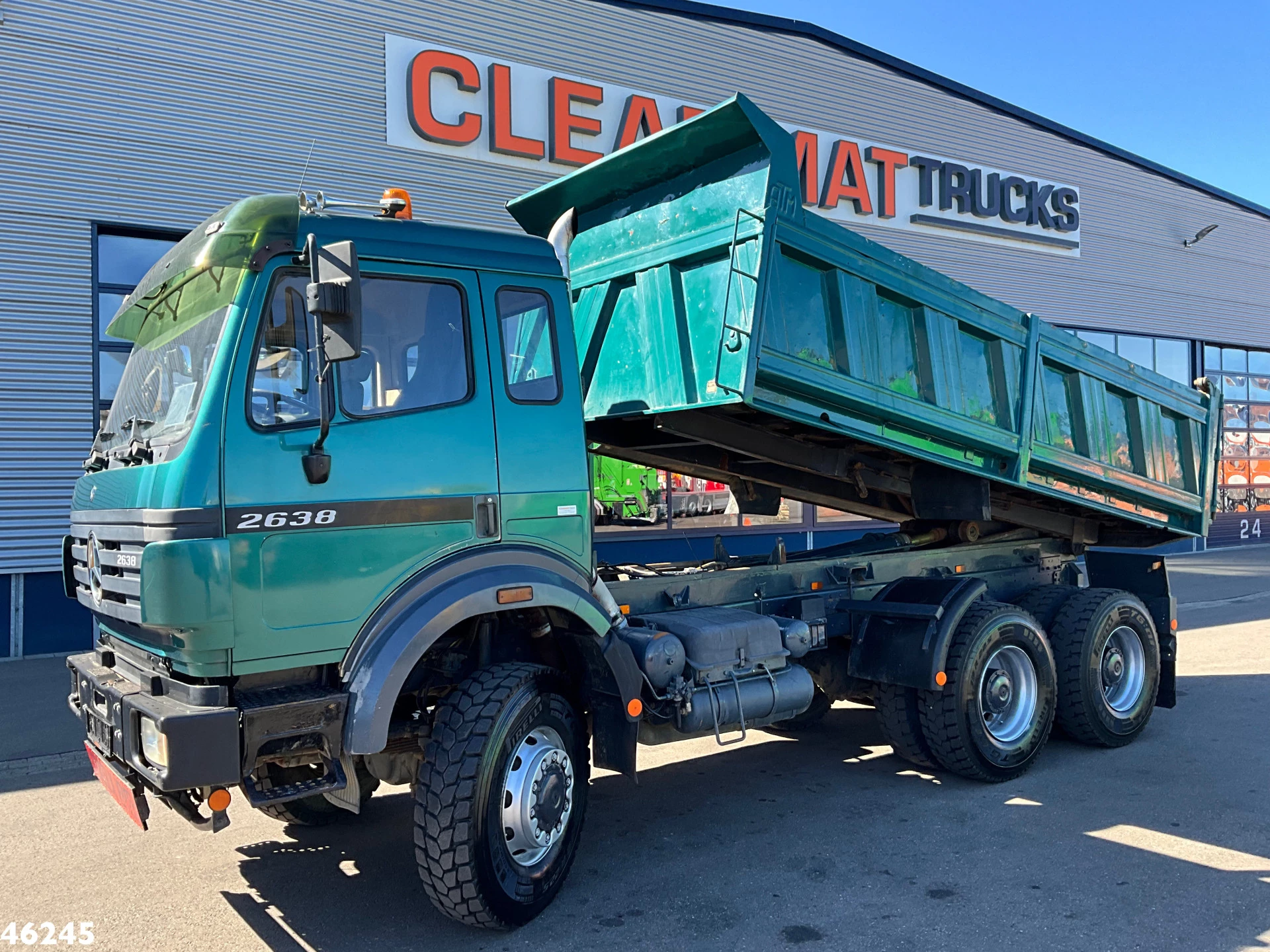 Mercedes-Benz 2638 AK V8 6x6 Manual Full steel suspension Meiller 10m³ kipper 1995 immagine 1