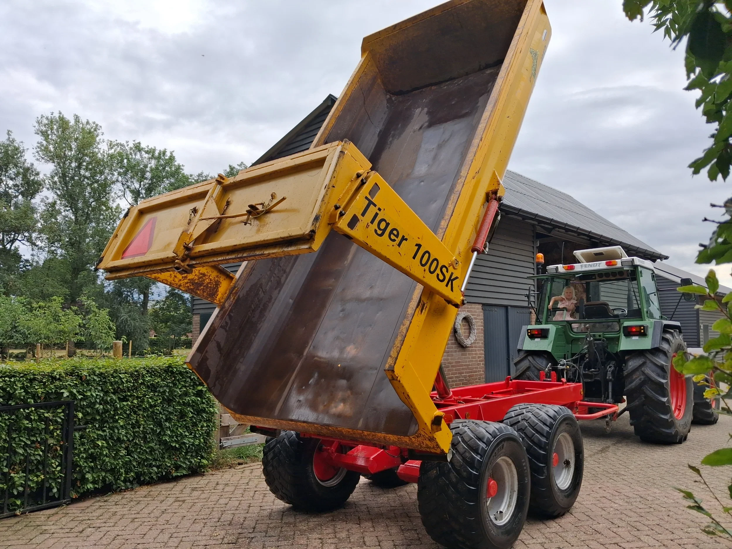 Jako TIGER 100SK 2017 - Tiger 100 SK kipper/bakkenwagen met deuren Hydro geremd afbeelding 1