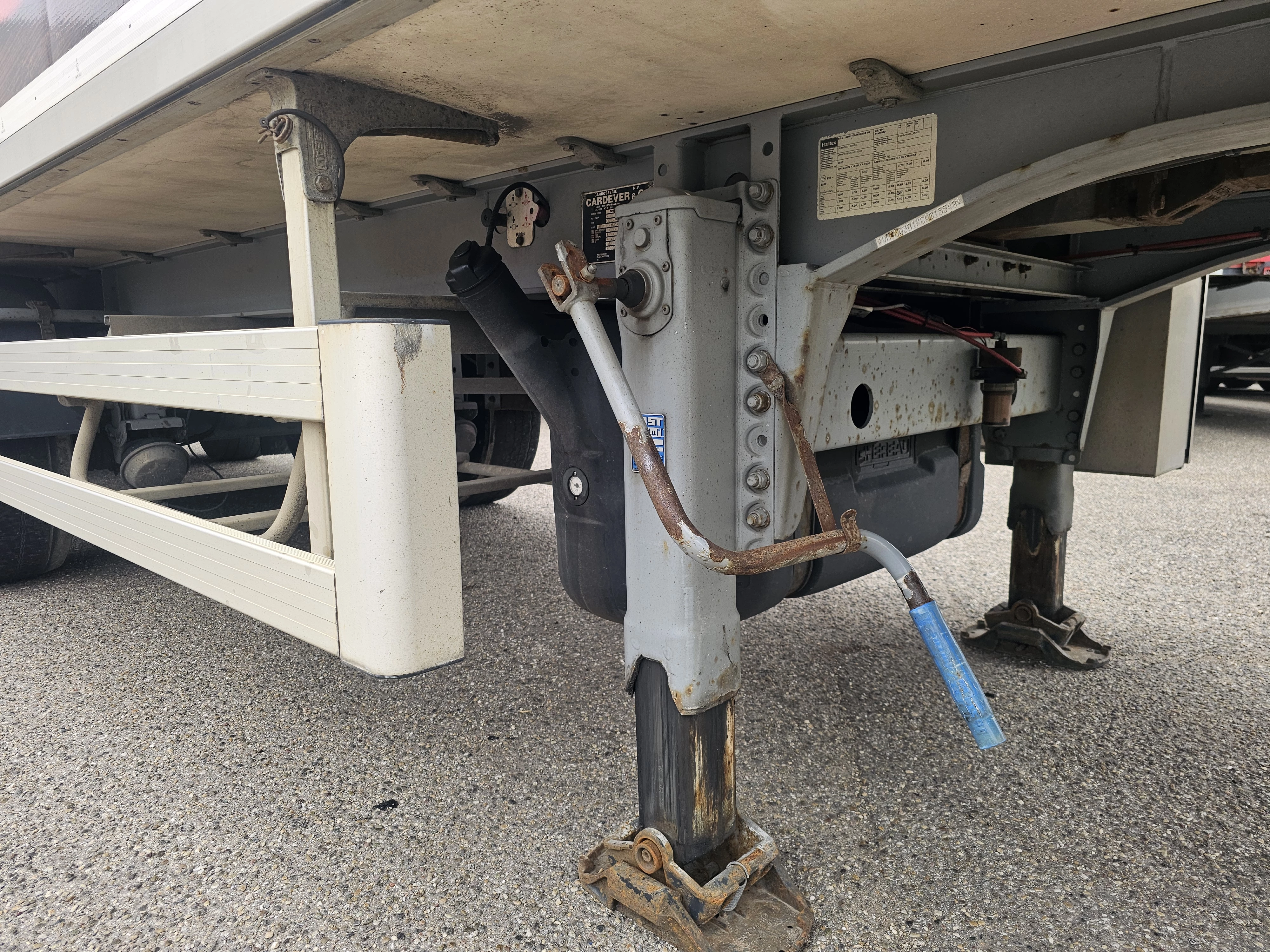 Chereau B3 /CITY TRAILER /STEERING AXLE/LIFT AXLE / 11.80 LONG /LOADING LIFT/ BPW DISC / CARRIER FRIDGE.TUV 23/7/2026 2012 afbeelding 9