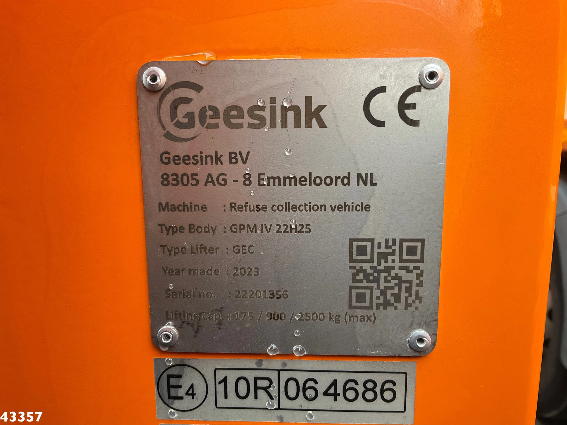 DAF FAN XD 340 Geesink 22m³ Welvaarts weighing system 2023 obrázek 25