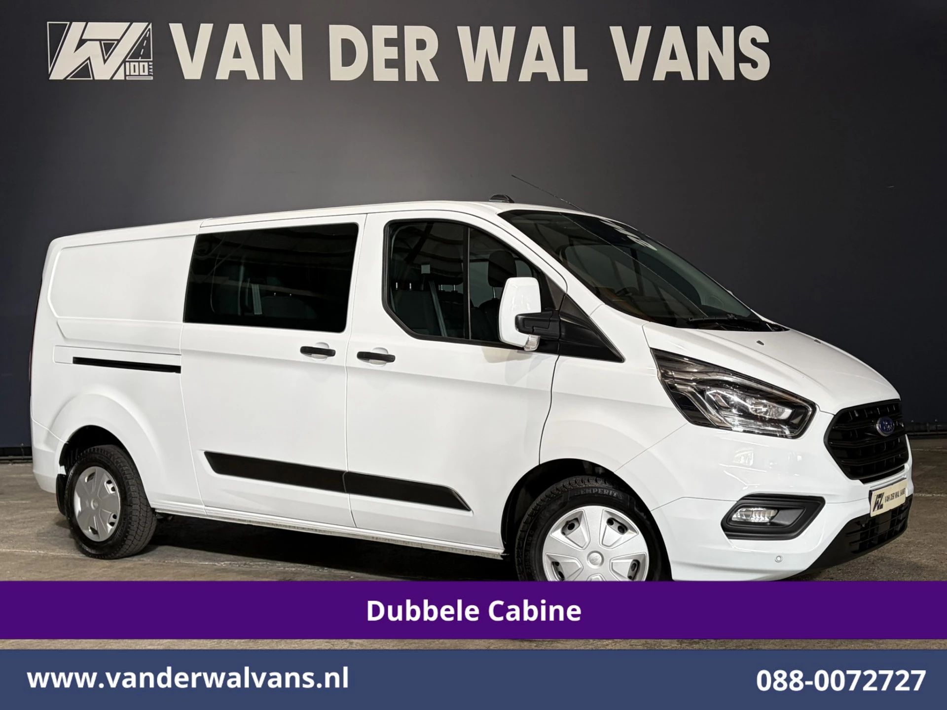 Ford Transit Custom 2020 - 2.0 TDCI 131pk Automaat L2H1 Dubbele Cabine Euro6 Airco | Xenon | 6-Zits | Camera | Apple Carplay | Adaptieve Cruisecontrol zdjęcie 1