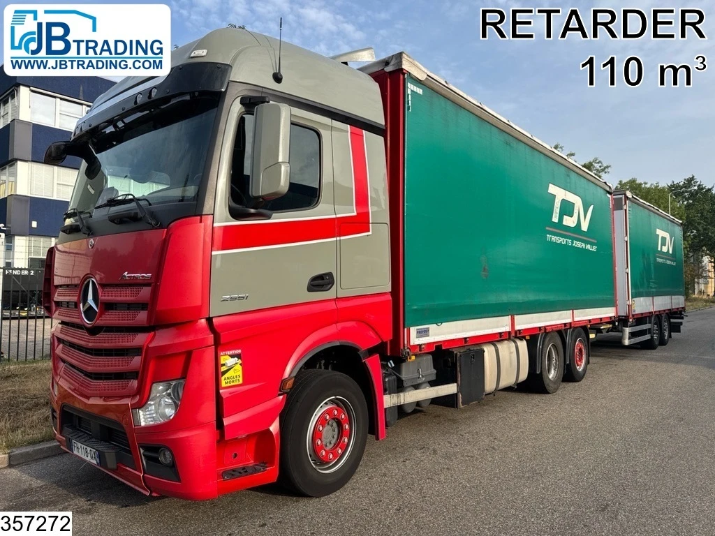 Mercedes-Benz Actros 2019 - 2551 6x2, EURO 6, 110 m³, Retarder, Standairco, Combi afbeelding 1