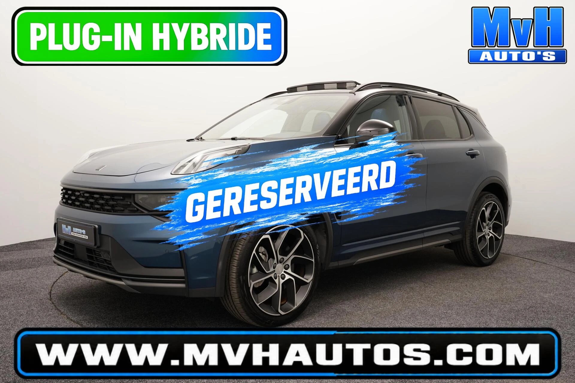 Lynk & Co 01 2023 - 1.5 PHEV|FULL BLACK|ZWARTE.HEMEL|PANO|SOH99% afbeelding 1