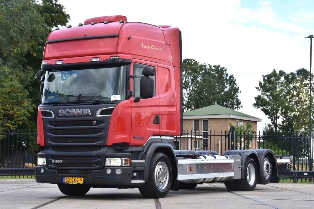 Scania R 2018 - R450 6x2*4 LB – NEW TACHO – RETARDER – FULL AIR – WHEELBASE 490 CM – EURO 6 – 870 TKM – PARK AIRCO -XENON - afbeelding 1