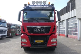 MAN TGS 2014 - 26.480 | 6X6 | 2 Side Tipper + Hydraulic dust cover | PALFINGER Q170Z84TI + Easy fold | 665130Km | 2014 | Full Steel | Drum brakes | Trailer coupling | TUV/MOT/APK 08-2026 | NL-Truck afbeelding 2 miniatuur