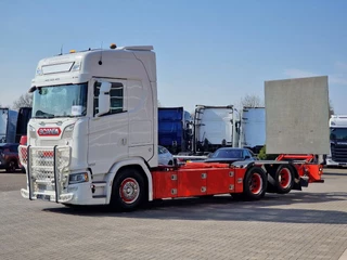 Scania S 2020 - S580 V8 NGS Highline 6x2 - BDF - Retarder - Full air - Custom interior - Loadlift - Fridge - bild 3