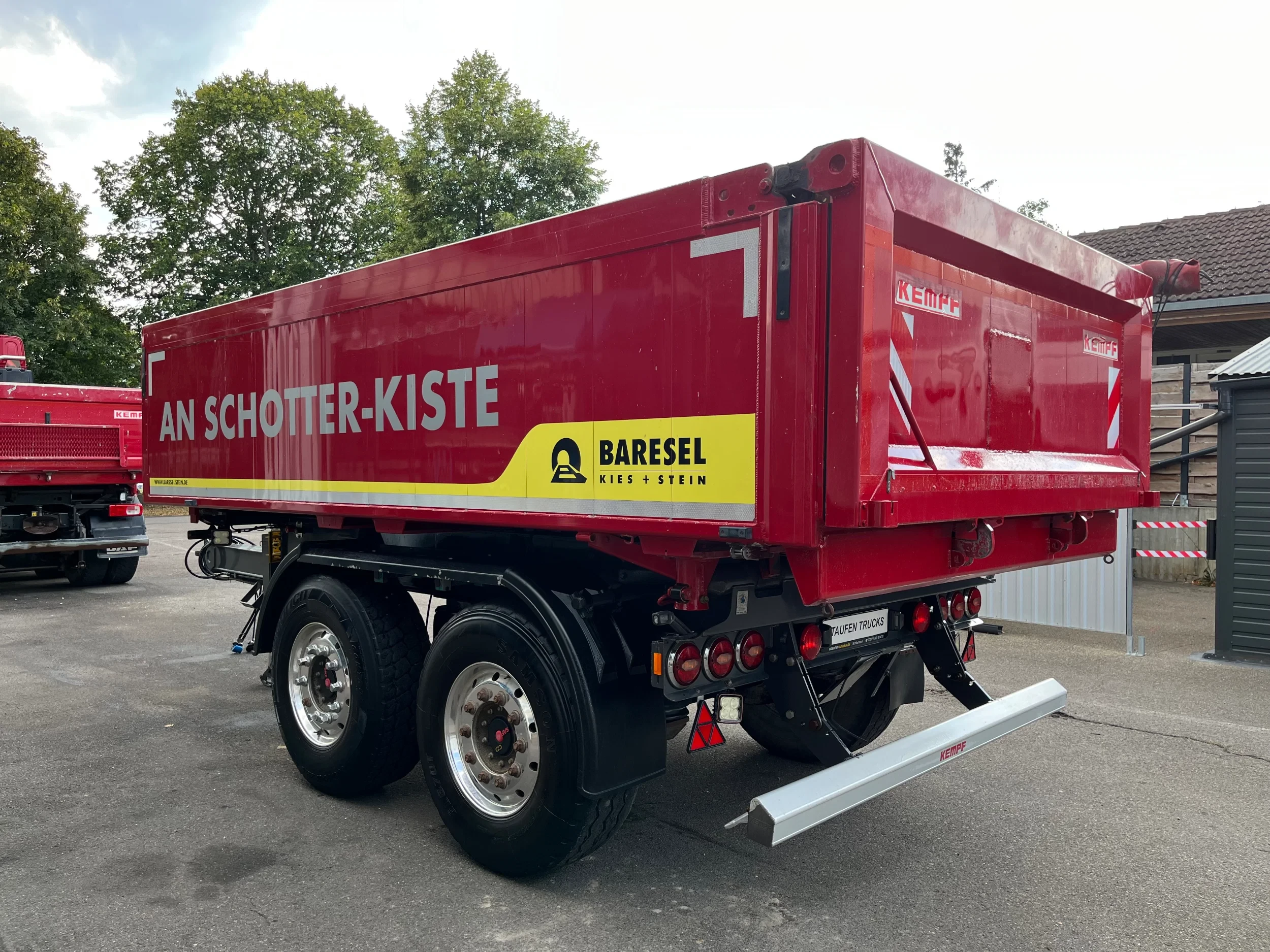Kempf 2018 - Tandem Kippanhänger, ALU mit Hardoxboden afbeelding 2