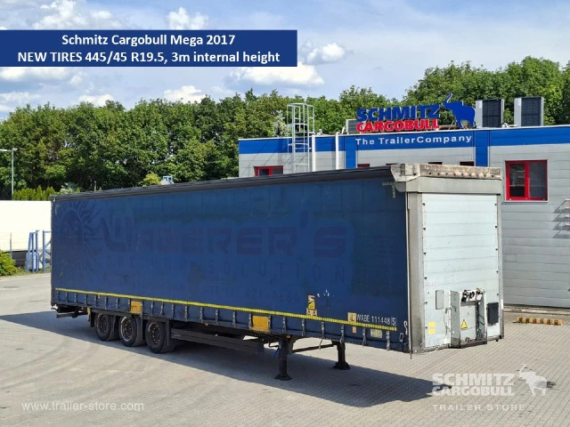 Schmitz Cargobull Semitrailer Curtainsider Mega 2017 afbeelding 1
