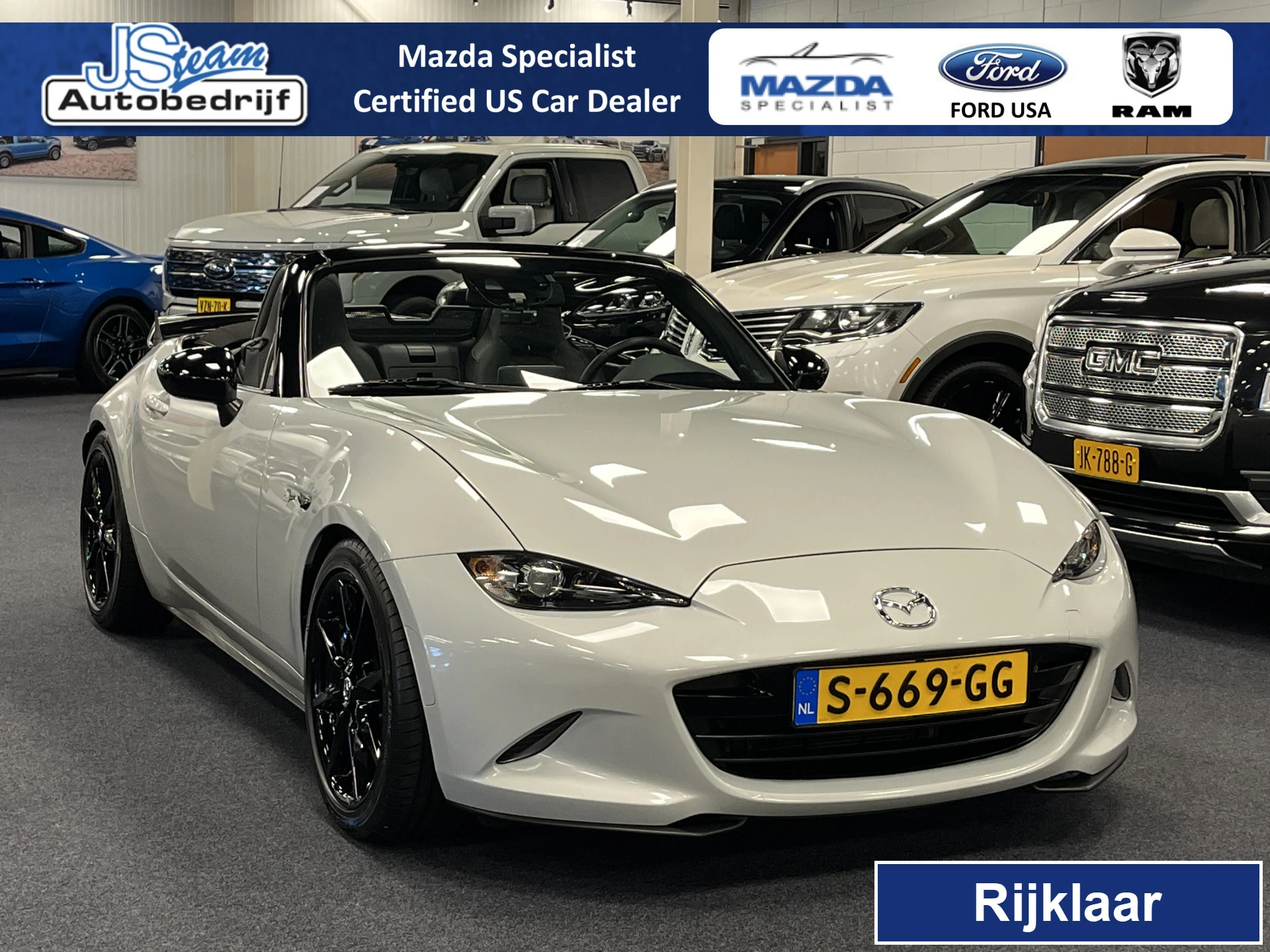 Mazda MX-5 2015 - ND Roadster 2.0 SkyActiv-G 160PK TS+ Leder 17inch Liefhebbersauto! afbeelding 1
