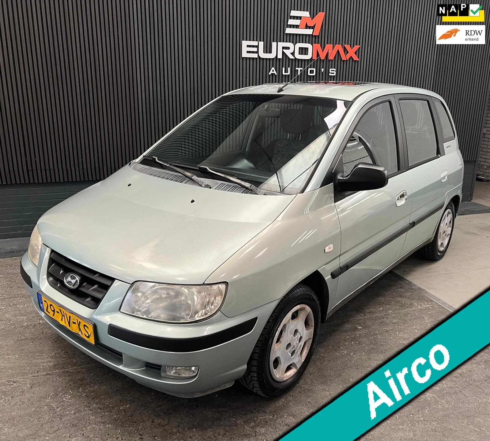 Hyundai Matrix 2002 - 1.6i 1e Eigenaar - NAP - Trekhaak - Opendak afbeelding 1