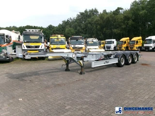 Fliegl 3-axle container trailer 45 ft 2020 na sprzedaż