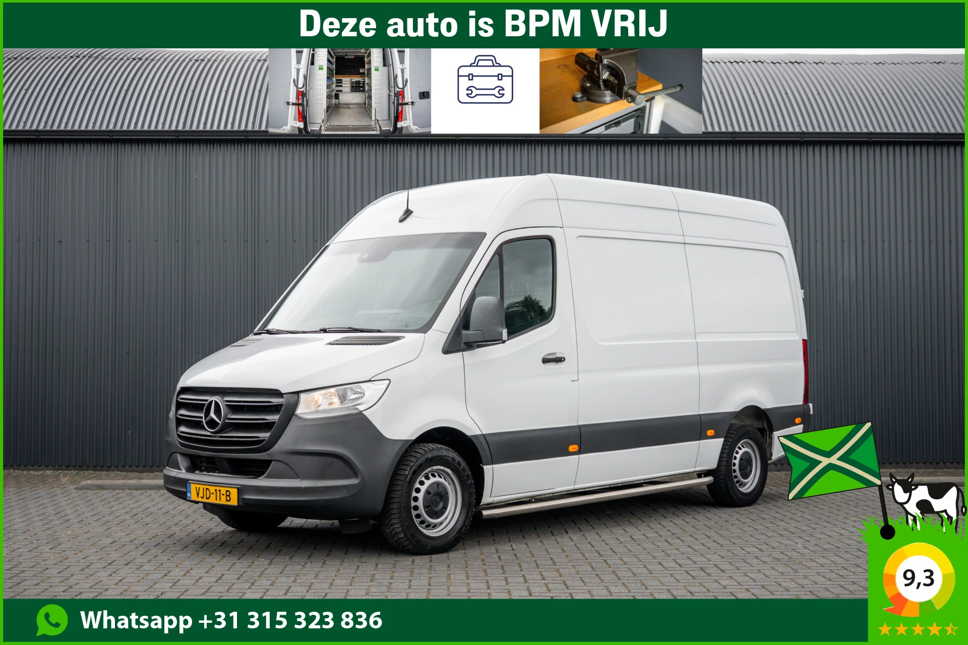 Mercedes-Benz Sprinter 2021 - 311 CDI RWD L2H2 | Volledig Ingericht | Mbux | Camera | Climatronic afbeelding 1