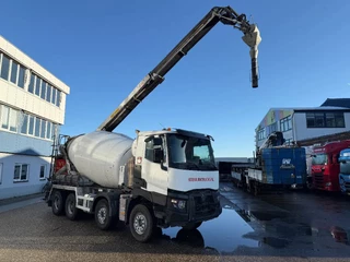 Renault C480 2018 - 8X4 BELT + MIXER 9M3 + REMOTE CONTROL HUB REDUCTION FULL STEEL te koop