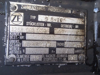 DAF N/A 1992 - ZF S6-90 RATIO 6,37-0,82 image 5