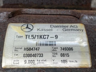 Mercedes-Benz N/A - TL5/1KC7-9 GESTUURDE TRAILERAS zdjecie 7