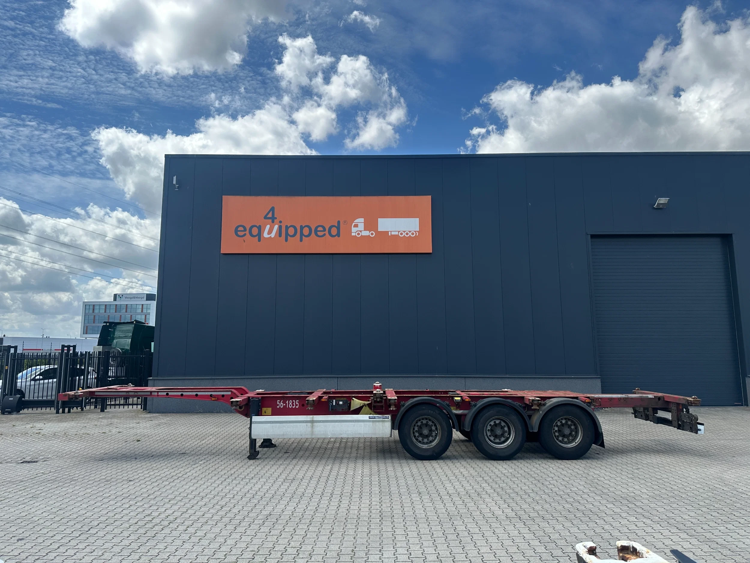Krone 2015 - 40FT HIGH CUBE / BPW / DRUMBRAKES / NL-CHASSIS afbeelding 3