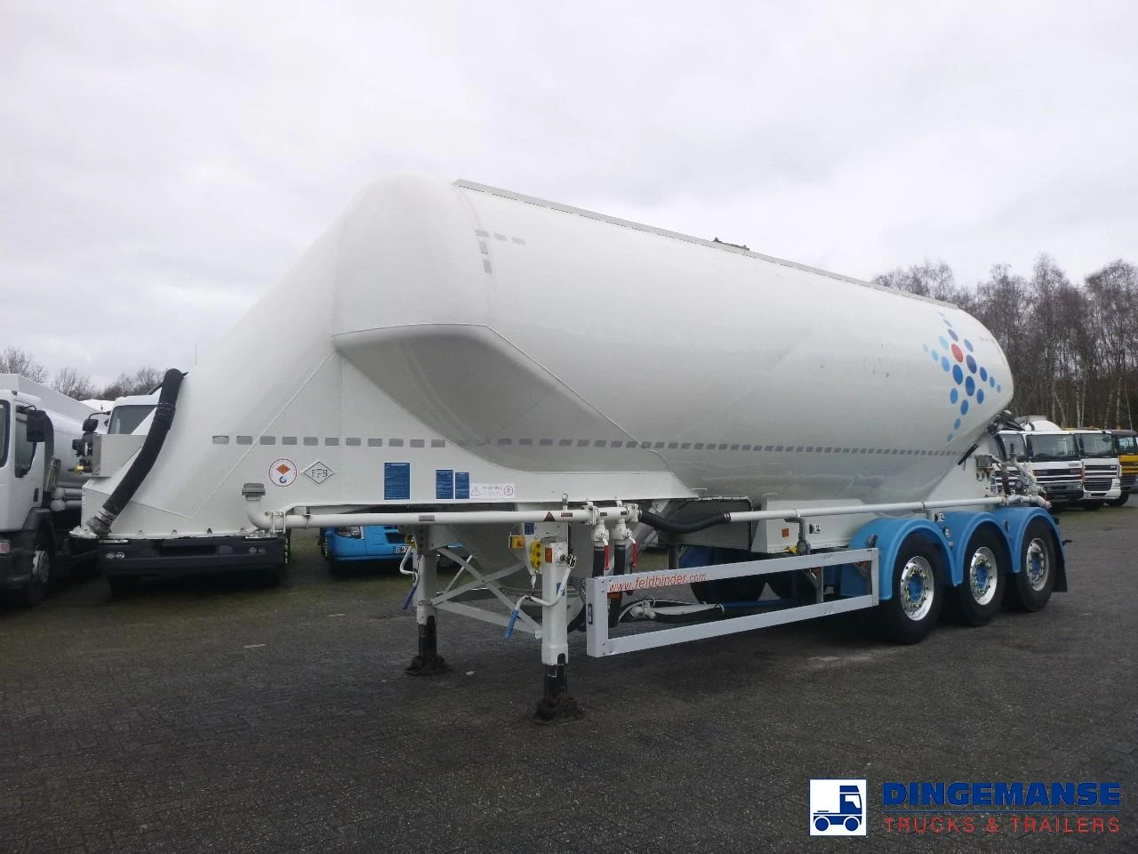 Feldbinder Powder tank alu 36 m3 / 1 comp 2013 immagine 1