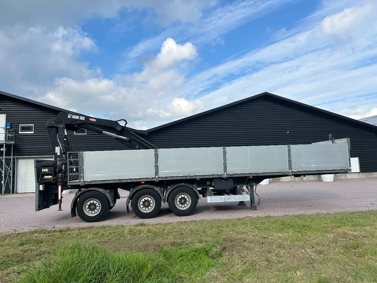 Fruehauf 2005 - oplegger 39 ton HIAB 195-4 afbeelding 1