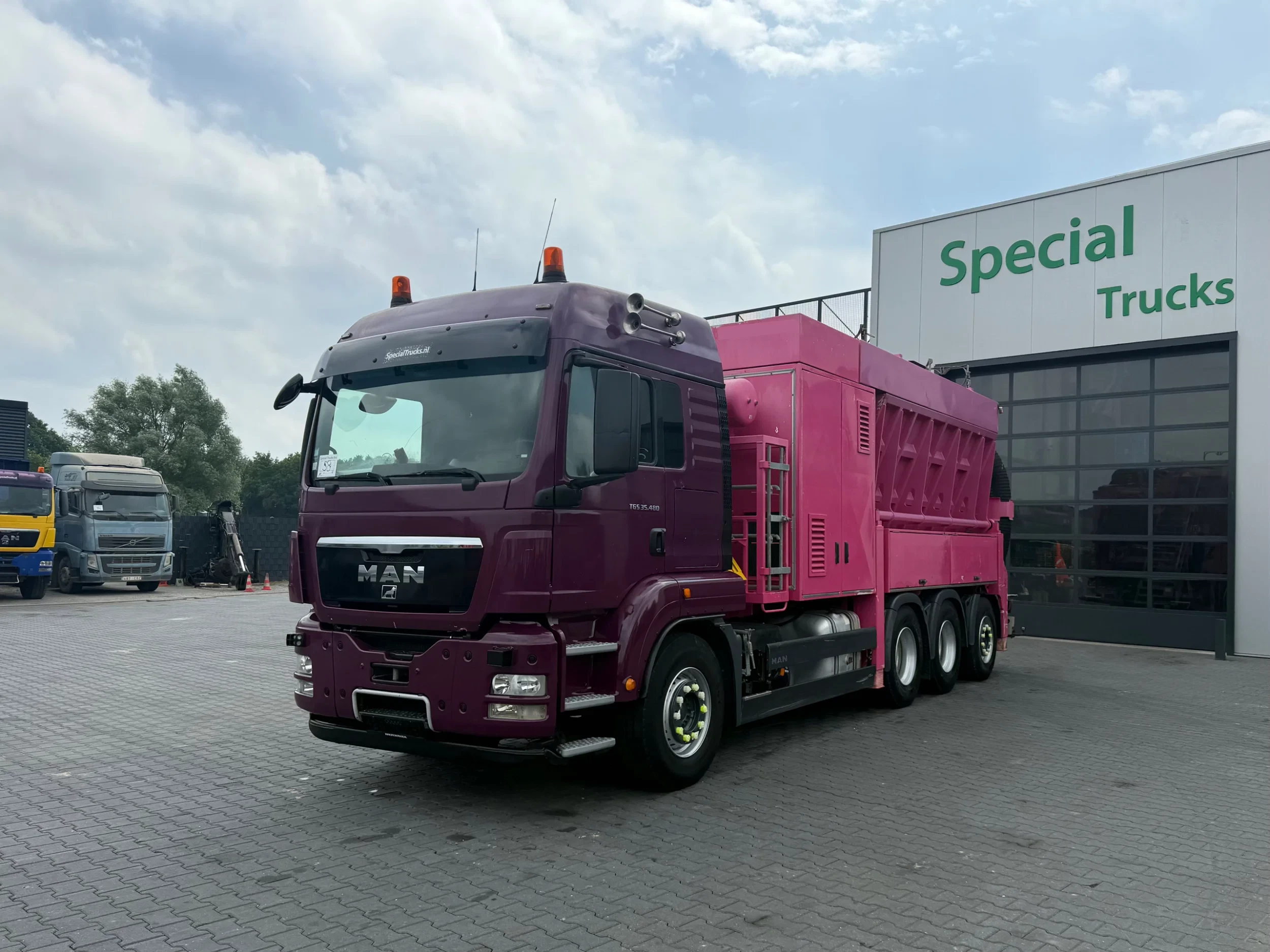 MAN TGS 2011 - 35.480 8X4-4 BL / RSP ESE 32/10-DV-K Saugbagger / Suction excavator / Grondzuiger afbeelding 2
