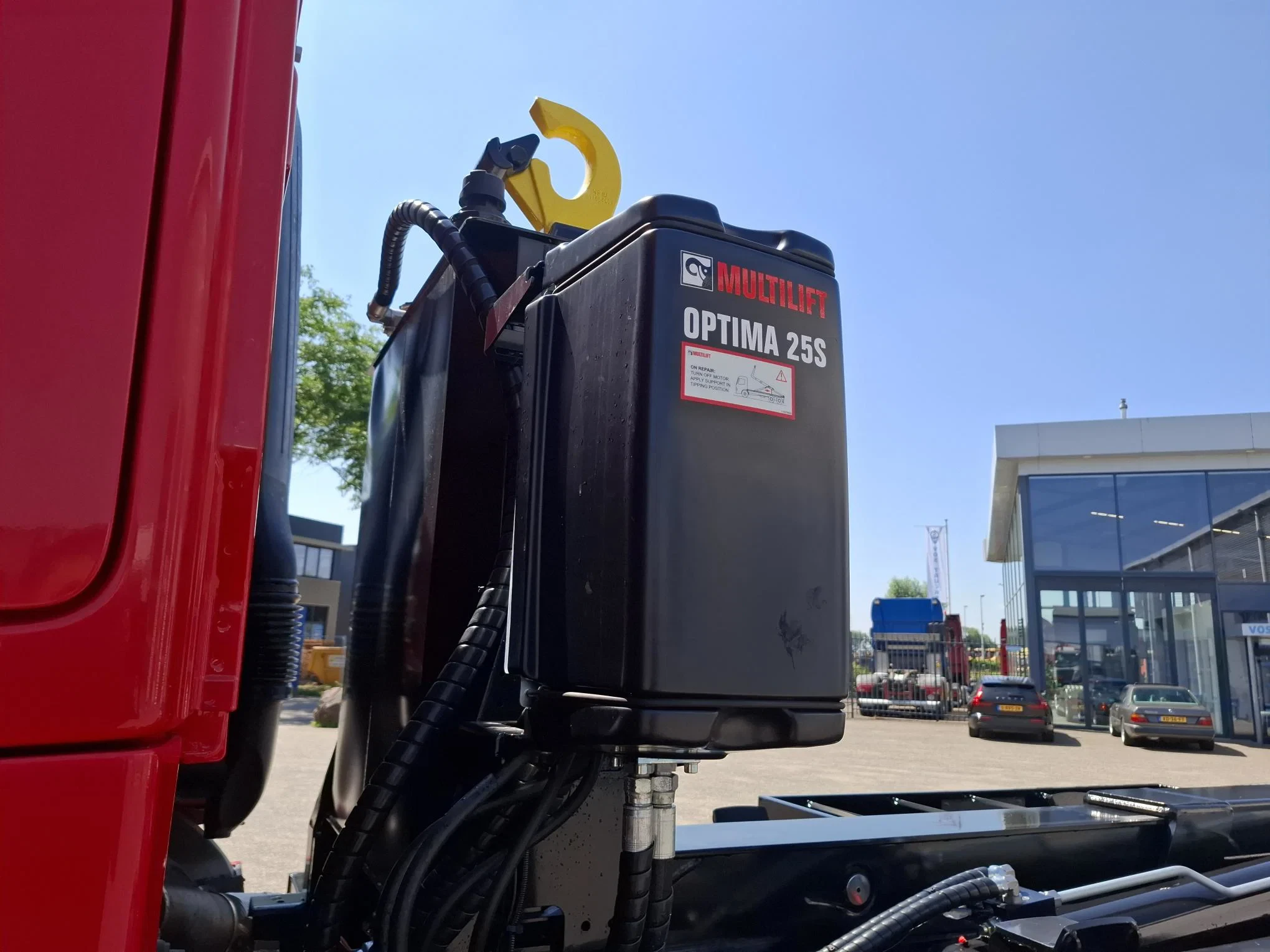 Mercedes-Benz Arocs 3242 2024 - / 8X4 / HIAB 25TON HOOKLIFT / !! 35539 KM!! / TOP CONDITION / BIG AXLE / FRIDGE / SMART TACHO / AUTOMATIC / EURO-6 / 2024 immagine 23