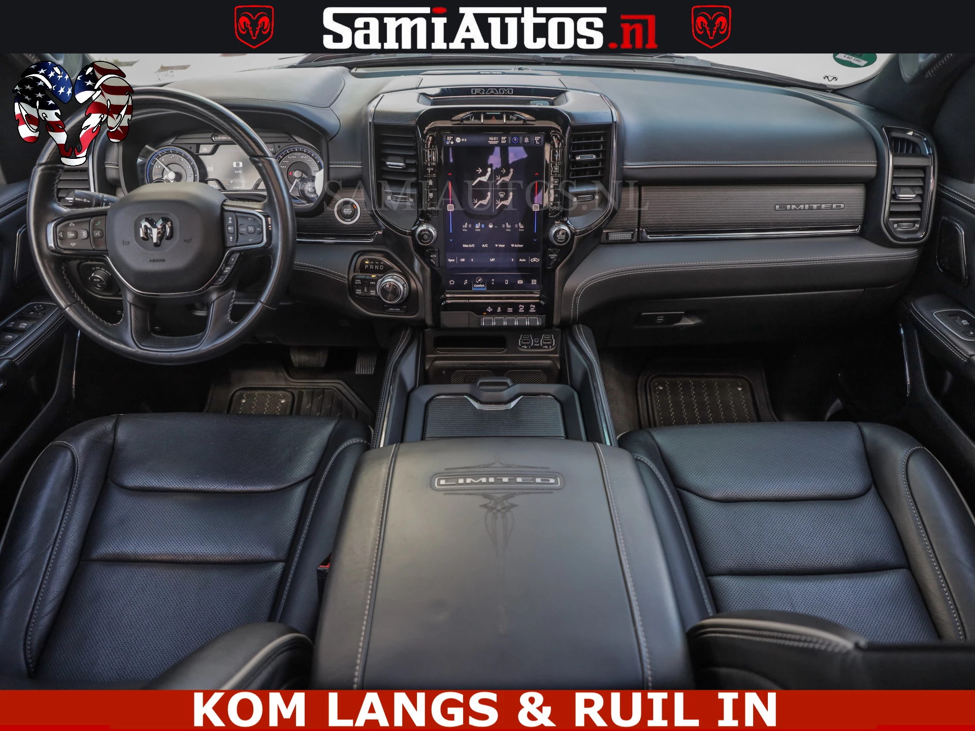 Dodge Ram Pick-Up 2023 - COBRA HULK PACK | 5.7 V8 402 PK | LIMITED EDITION | HUD | LUCHTVERING | BOM VOL | zdjęcie 46