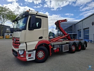 Mercedes-Benz Antos 3245 2017 - / 8X2 / AJK 20 TON HOOK / ONLY:460374 KM / LIFT+LENKACHSE / FULL-AIR / FRIDGE / NAVI / AUTOMATIC / EURO-6 / 2017 te koop