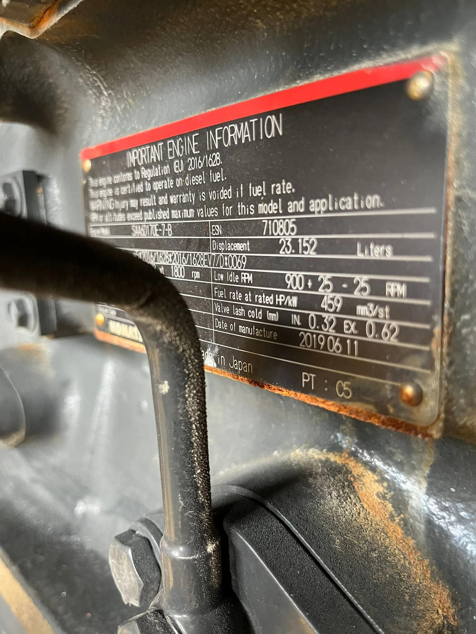 Komatsu PC1250-11E0 - CE certified 2020 obrázek 44