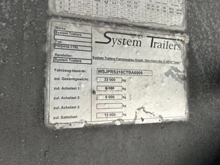 System Trailers PRSH18-1TRI 2012 - / Roof Damage - Dach Schade bild 12