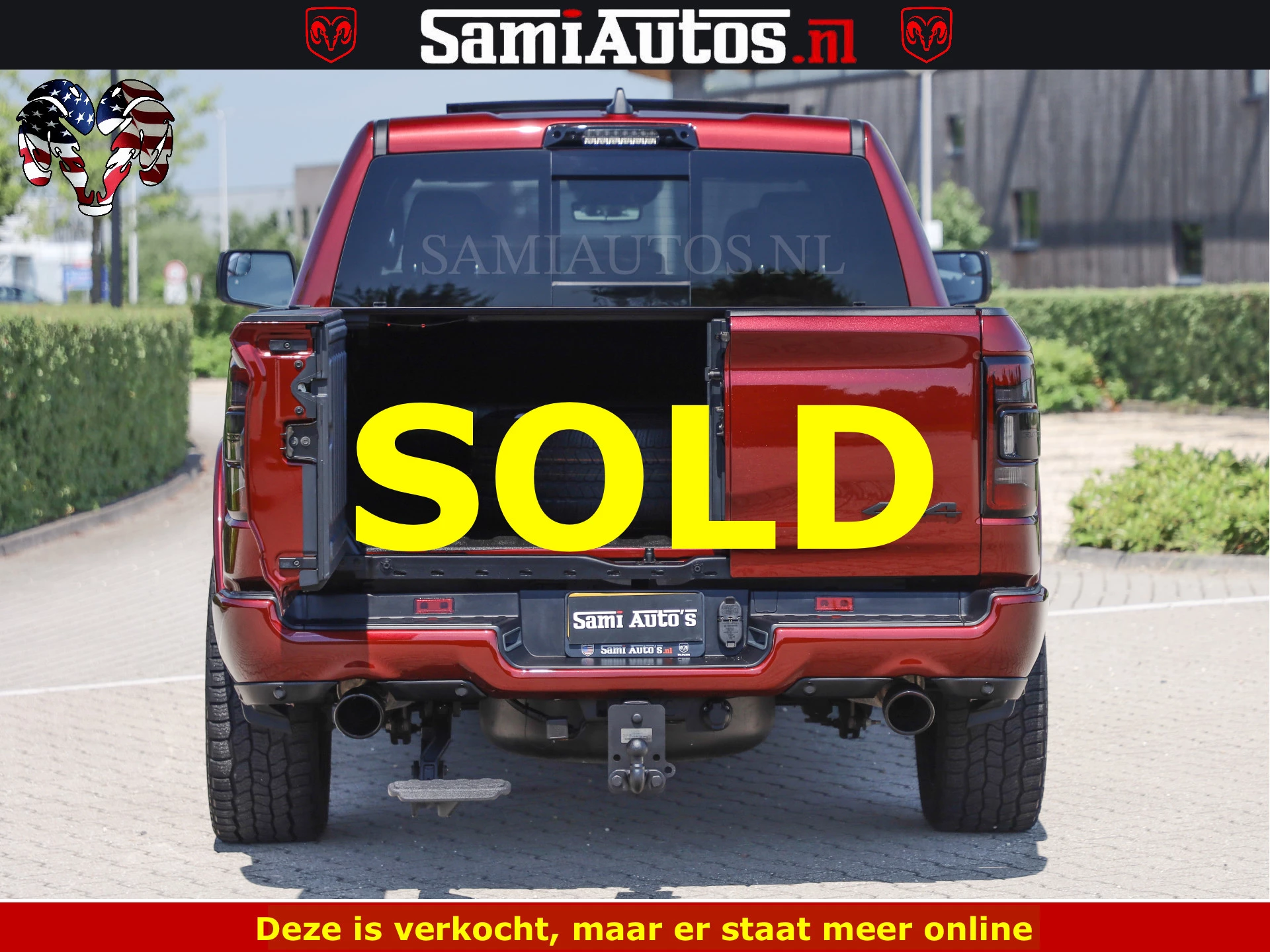 Dodge Ram Pick-Up 2024 - DELMONICO | LIMITED NIGHT 5.7 V8 | BOM VOL | HUD | LUCHTVERING | MEEST LUXE DUBBELE CABINE | 5 PERSOONS | obrázek 13