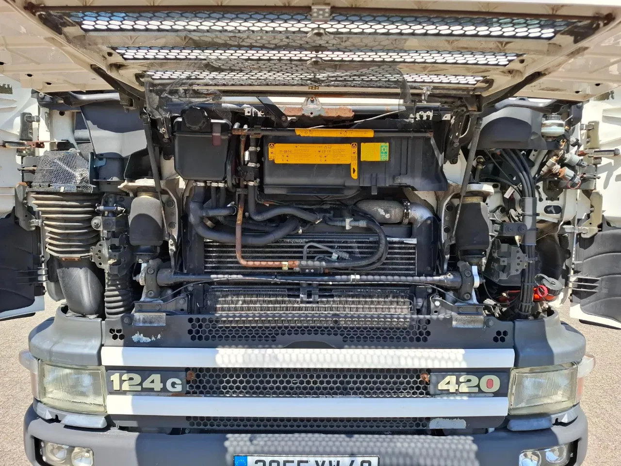 Scania G 2004 - 124G-420 / RETARDER / PALFINGER PK32080 / DOUBLE TANK / AIRCO / GOOD CONDITION / MANUAL / EURO-3 / 2004 immagine 11