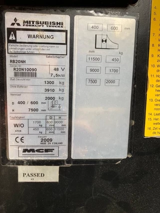 Mitsubishi RB20NH 2009 - N/A immagine 2